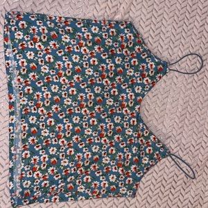 Floral crop top